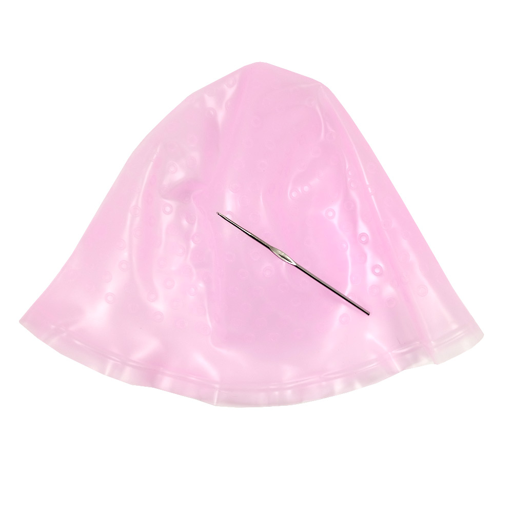 Розова силиконова шапка за кичури ZaSalona 12.80 лв. (€ 6.54)