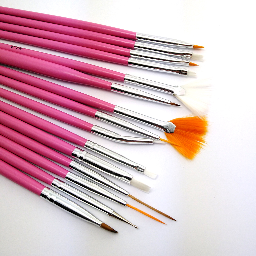 Комплект от 15 Четки за декорация на маникюр ZaSalona 15.75 лв. (€ 8.05) Комплект от 15 Четки за декорация на маникюр ZaSalona 15.75 лв. (€ 8.05)