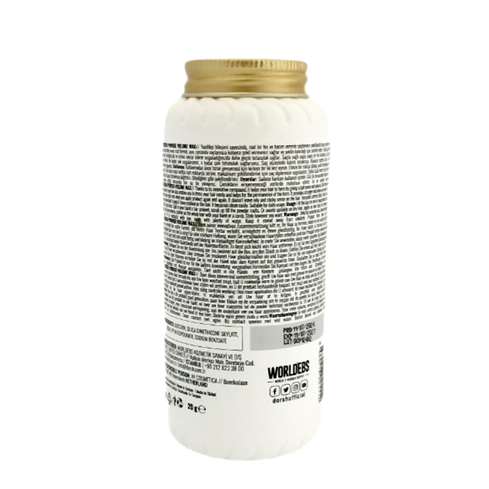 Стилизираща пудра за коса DORSH POWDER VOLUME WAX 20gr DORSH 10.50 лв. (€ 5.37)