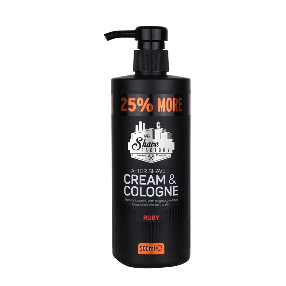 The Shave Factory CREAM & COLOGNE 2in1 500ml RUBY The Shave Factory 14.20 лв. (€ 7.26)