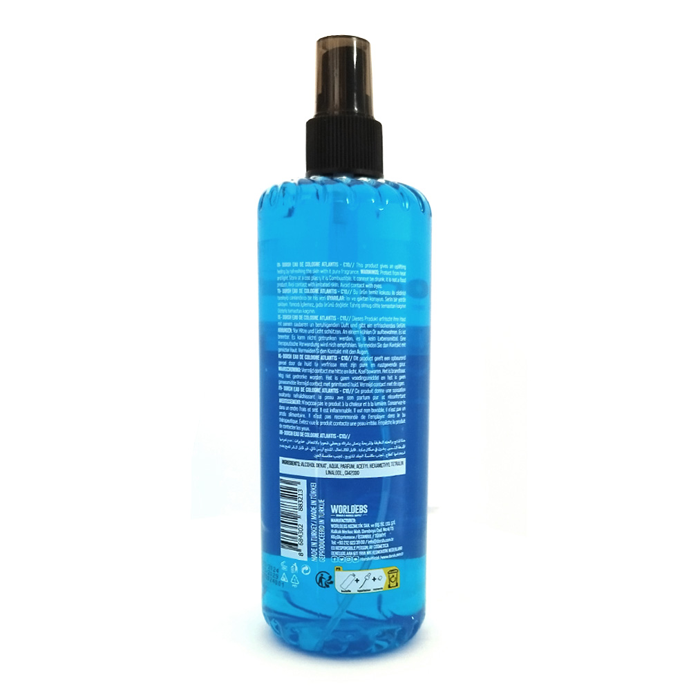 Одеколон DORSH - C10 -  DORSH EXCLUSIVE BARBER COLOGNE - ATLANTIS 400 ML DORSH 11.20 лв. (€ 5.72)