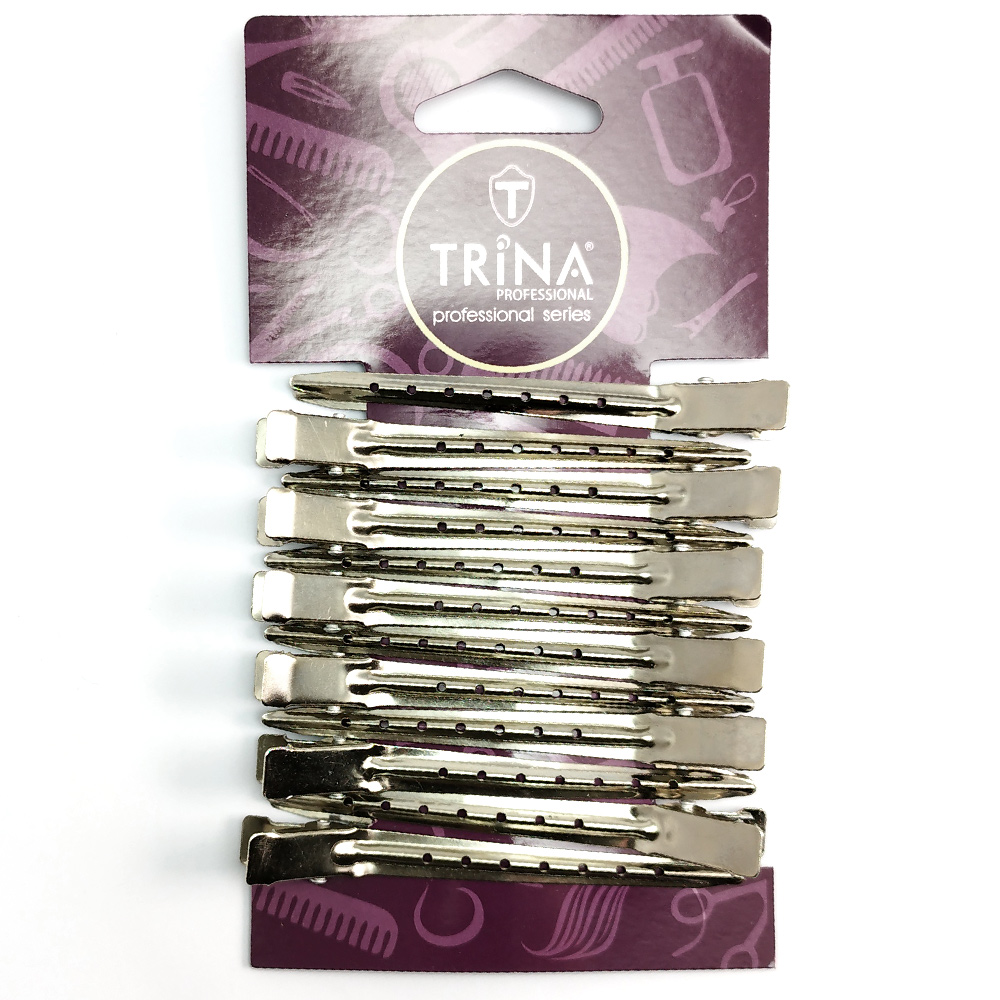 Клипс тип щъркел 12 броя TRINA 10.82 лв. (€ 5.53)