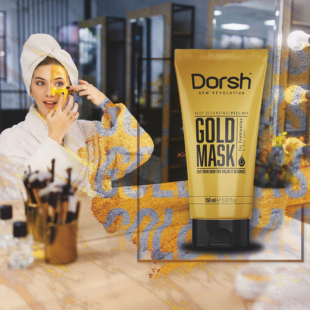 Почистваща златна маска за лице 150ml DORSH Deep Cleansing/Peel-off Mask DORSH € 5.62 (11.00 лв.)